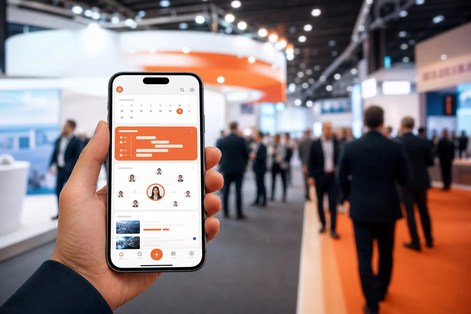 eventbook.com Eventnetzwerker-App mit Messekalender und Netzwerk